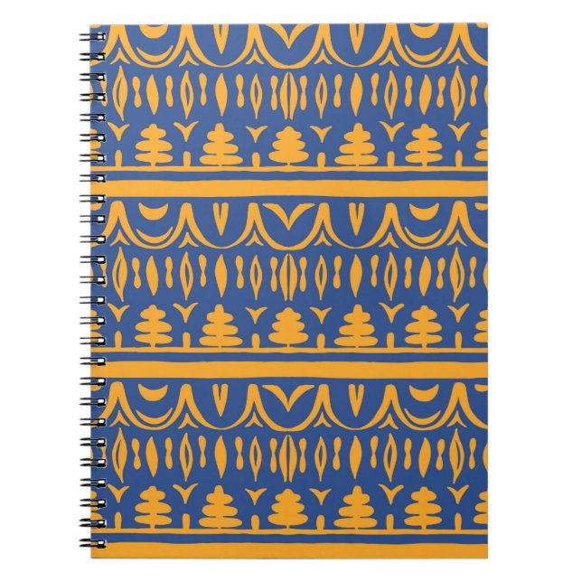 Seamless african mönster anteckningsbok (Framsidan)