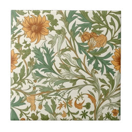 Seamless Arts and Crafts style repeating pattern Kakelplatta