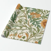 Seamless Arts and Crafts style repeating pattern