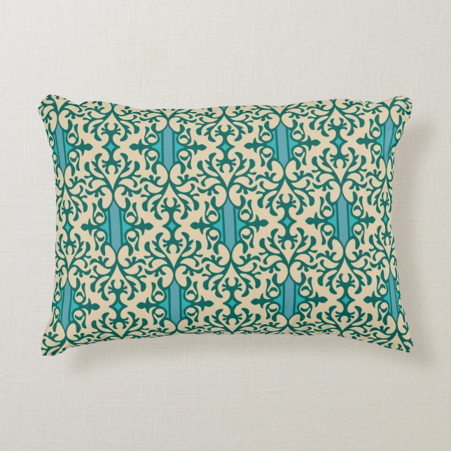 Seamless background from a floral ornament, Fashio Prydnadskudde (Framsidan)