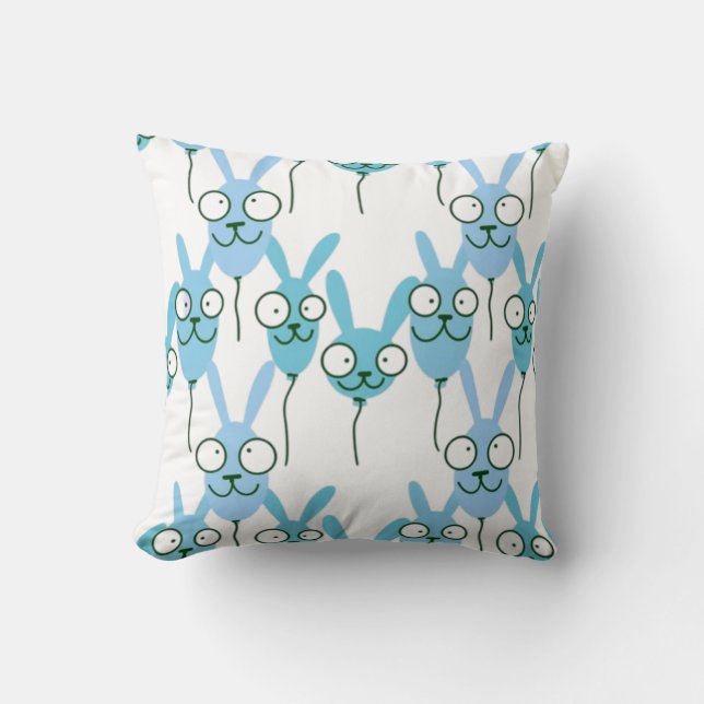 Seamless balloons pattern for kids linens & Fabric Kudde (Framsida)