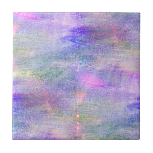 seamless blått, rosa bakgrundsgultvattenfärg kakelplatta (Framsidan)