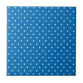 Seamless blue background polka dot pattern  kakelplatta