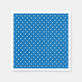 Seamless blue background polka dot pattern  pappersservett