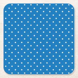 Seamless blue background polka dot pattern  underlägg papper kvadrat