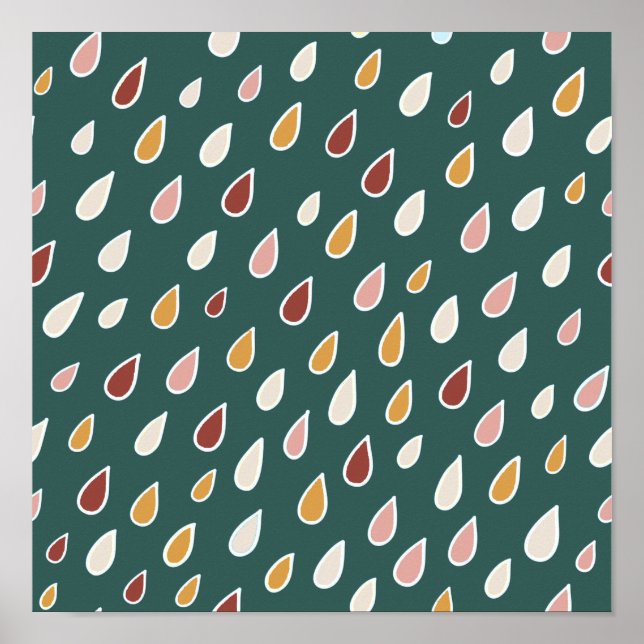 Seamless Boho Summer Poster (Framsidan)