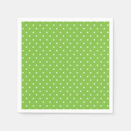 Seamless  bright lime polka dot pattern  pappersservett
