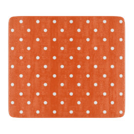 Seamless  bright orange background polka dot