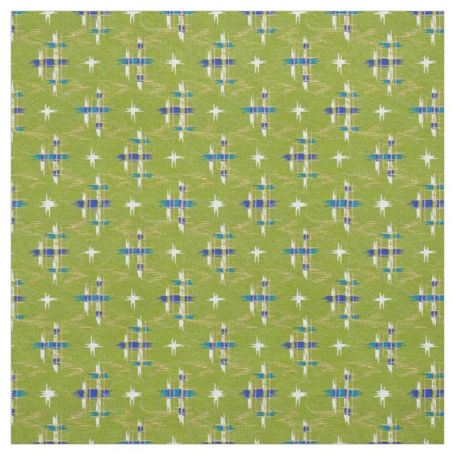 Seamless Chiyogami Japansk Papper Motif Mönster Tyg (Provkarta)