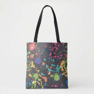 Seamless colored grunge pattern with watercolor sp tygkasse
