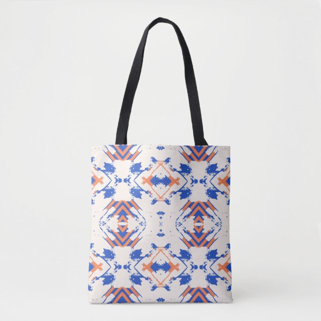  seamless colorful hipster pattern with geometric  tygkasse (Framsida)