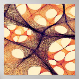 Seamless Electric Abstract Schematic Wallpaper Poster