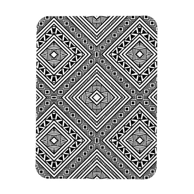 Seamless Ethnic Mönster Magnet (Vertikal)