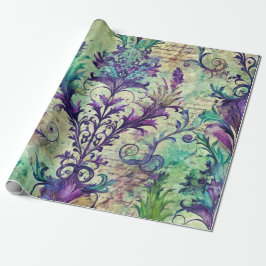 Seamless Floral Pattern Furniture Decoupage Paper Presentpapper