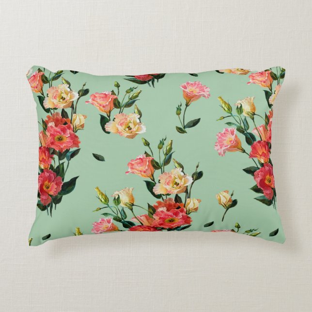 Seamless floral pattern in victorian style. Bouque Prydnadskudde (Framsidan)