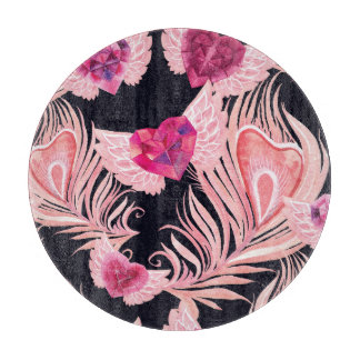 Seamless Gentle Watercolor Valentines Mönster