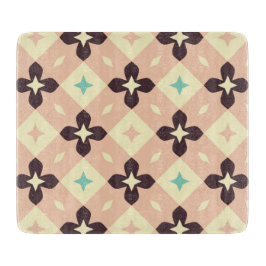 Seamless geometric floral  pattern