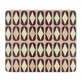 Seamless geometric pattern in dark brown leaf 