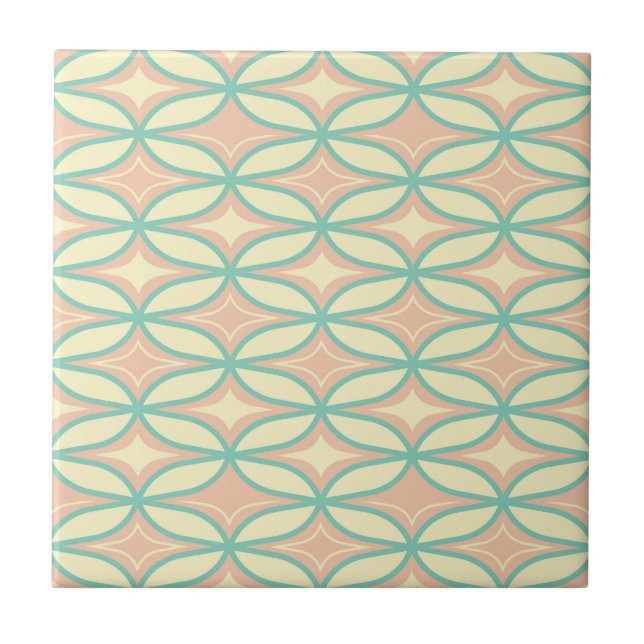  Seamless geometric pattern in diamond shapes  Kakelplatta (Framsidan)