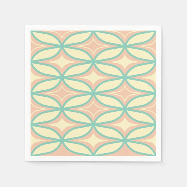  Seamless geometric pattern in diamond shapes  Pappersservett (Framsidan)