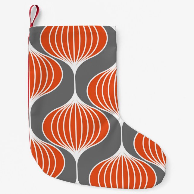 Seamless geometric pattern with wavy lines. art.  liten julstrumpa (Framsidan)