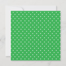 Seamless green background polka dot pattern tack kort