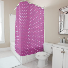Seamless magenta background polka dot pattern
