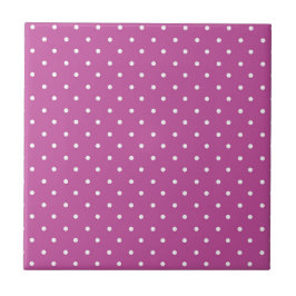 Seamless magenta background polka dot pattern kakelplatta