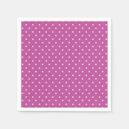 Seamless magenta background polka dot pattern pappersservett