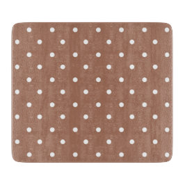 Seamless medium brown polka dot  pattern