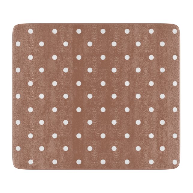 Seamless medium brown polka dot  pattern (Framsidan)