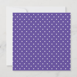 Seamless  medium purple polka dot pattern tack kort