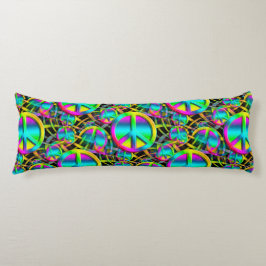 Seamless mönster för färgrik FRED + dina idéer Kroppskudde