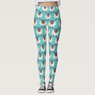 Seamless mönster för Sheeps Leggings