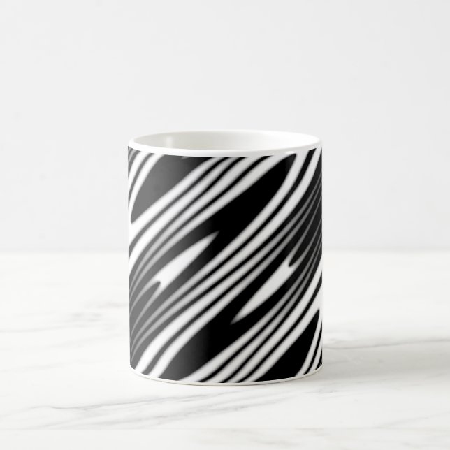 seamless organic pattern design magisk mugg (Center)