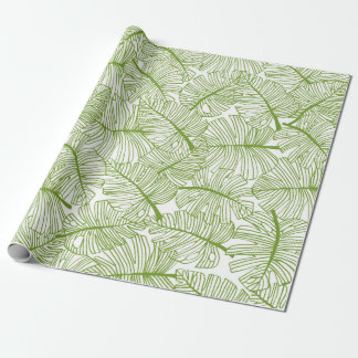 Seamless pattern Monstera leaves background. Flora Presentpapper