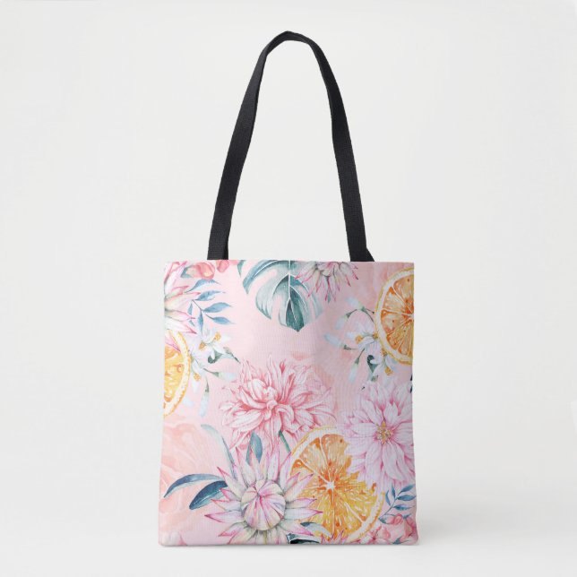 Seamless pattern of chrysanthemum, orange and Bloo Tygkasse (Framsida)
