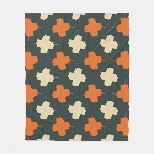 Seamless pattern with bright geometric elements on fleecefilt (Framsidan)