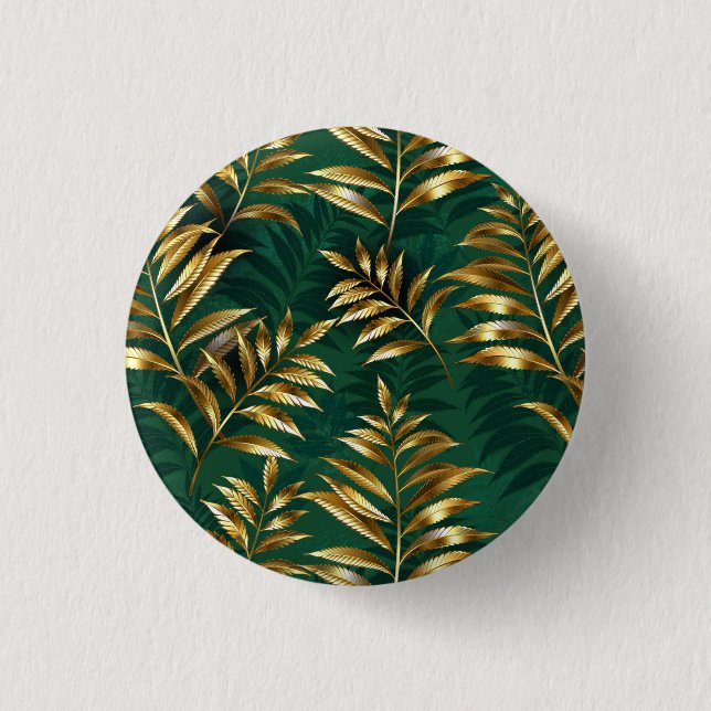 Seamless pattern with golden ferns knapp (Framsida)
