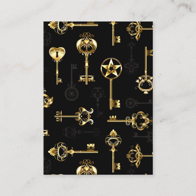Seamless Pattern with Golden Keys (Framsida)