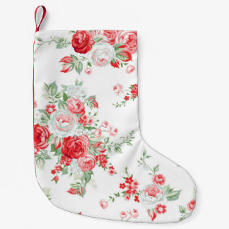 Seamless pattern with vintage roses, summer design liten julstrumpa