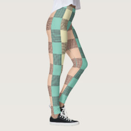 Seamless plaid pattern   leggings