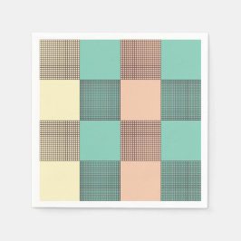 Seamless plaid pattern   pappersservett