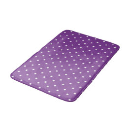 Seamless purple background polka dot pattern  badrumsmatta