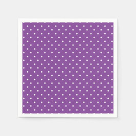 Seamless purple background polka dot pattern  pappersservett