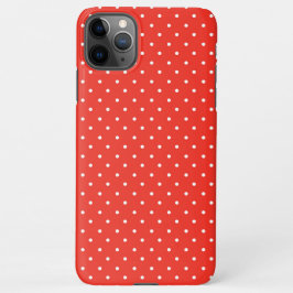 Seamless red background polka dot pattern