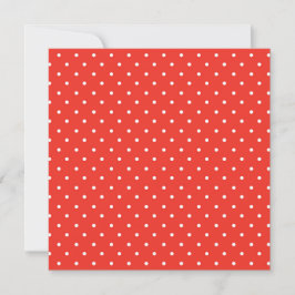 Seamless red background polka dot pattern tack kort