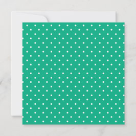 Seamless solid teal polka dot pattern tack kort