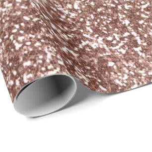 Seamless Sparkly Glam för rosa guldrodnadglitter Presentpapper