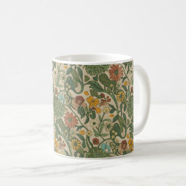 Seamless vintage botanical pattern  kaffemugg